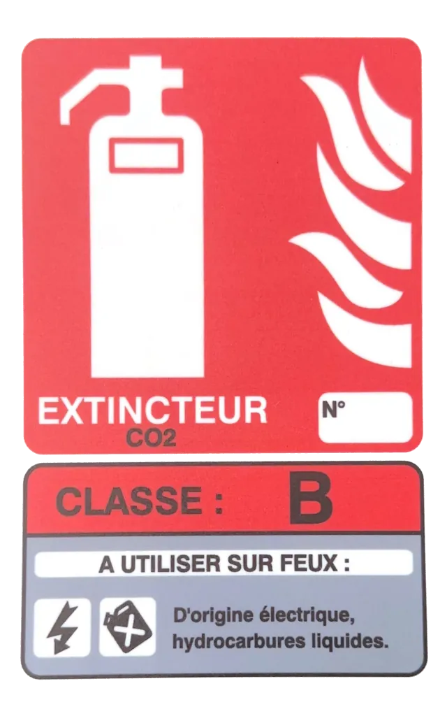 Extincteur classe B